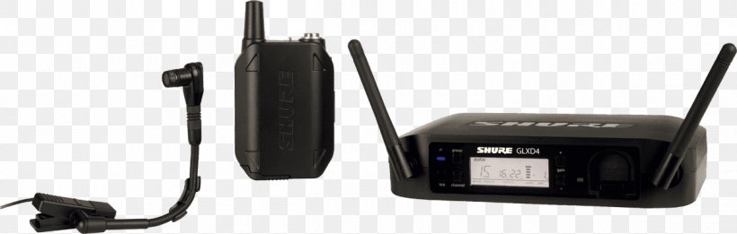 Lavalier Microphone Shure GLXD14E Bodypack Wireless System Shure GLXD14/85 Digital Presenter Wireless System With WL185 Lavalier, PNG, 1200x383px, Microphone, Ac Adapter, Communication Accessory, Electronics, Electronics Accessory Download Free