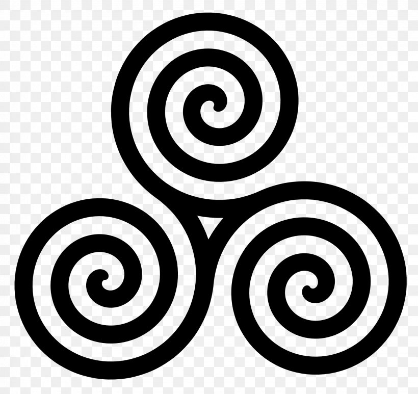 Triskelion Spiral Clip Art, PNG, 1950x1839px, Triskelion, Archimedean Spiral, Black And White, Celtic Art, Celtic Knot Download Free
