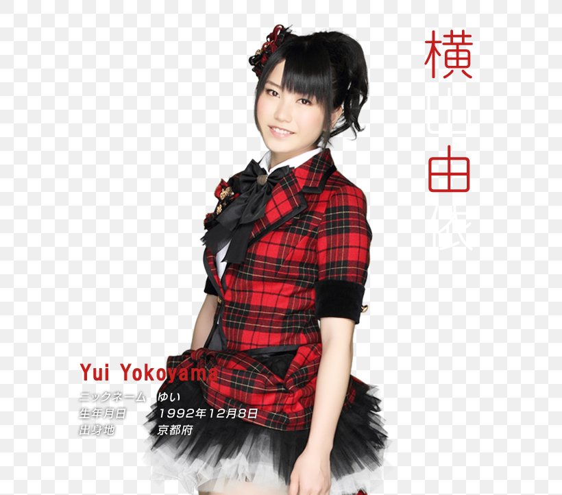 Yui Yokoyama AKB48 Team Surprise 重力シンパシー Kyoto Tartan, PNG, 640x722px, Watercolor, Cartoon, Flower, Frame, Heart Download Free