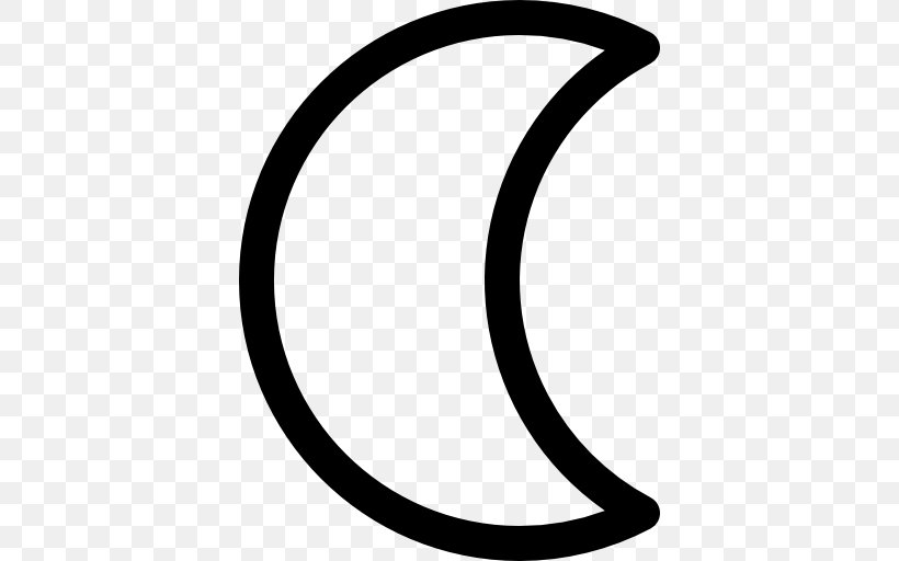 Line Crescent Clip Art, PNG, 512x512px, Crescent, Area, Black And White, Monochrome, Monochrome Photography Download Free