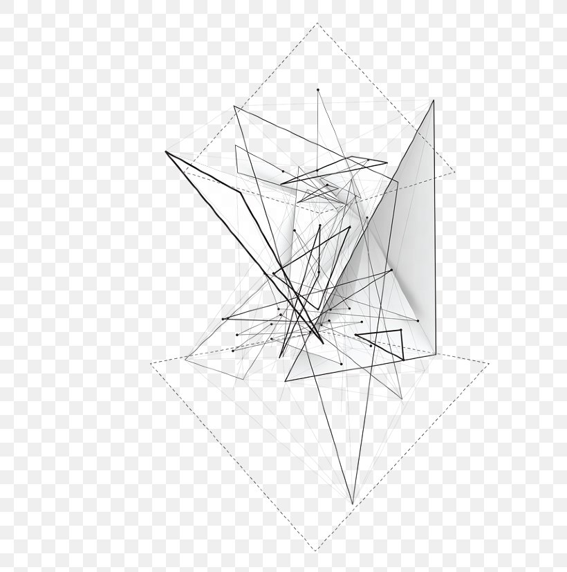 Sketch Triangle Point Symmetry, PNG, 670x827px, Triangle, Artwork, Black And White, Diagram, Drawing Download Free