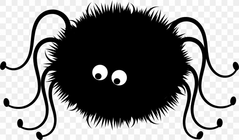 Spider Thumbnail Clip Art, PNG, 1200x702px, Spider, Black, Black And White, Blog, Button Spider Download Free
