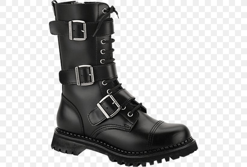 Steel-toe Boot High-heeled Shoe Pleaser USA, Inc., PNG, 555x555px, Boot, Black, Buckle, Calf, Combat Boot Download Free