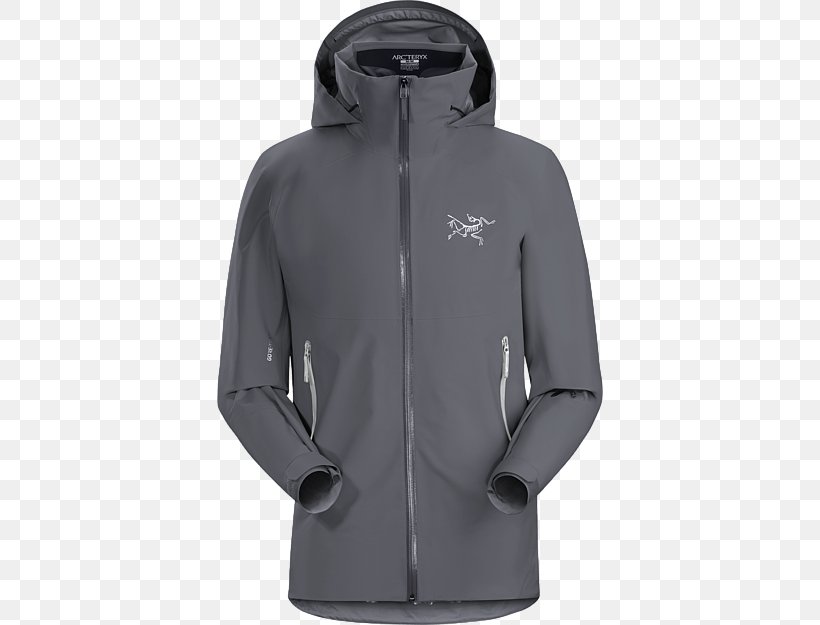 Arc'teryx Jacket Hoodie Gore-Tex Clothing, PNG, 450x625px, Jacket, Black, Clothing, Clothing Accessories, Gilets Download Free