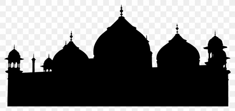 Black Taj Mahal Agra Fort Mosque Monument, PNG, 1000x476px, Taj Mahal, Agra, Agra Fort, Black And White, Black Taj Mahal Download Free