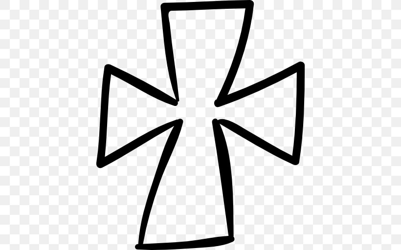 Christian Cross, PNG, 512x512px, Cross, Area, Black And White, Christian Cross, Christianity Download Free