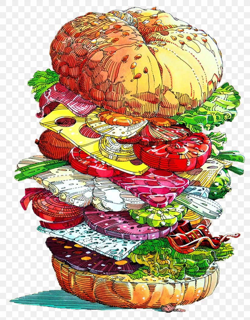 Hamburger Illustration, PNG, 1000x1280px, Hamburger, Coreldraw, Food, Fruit, Natural Foods Download Free