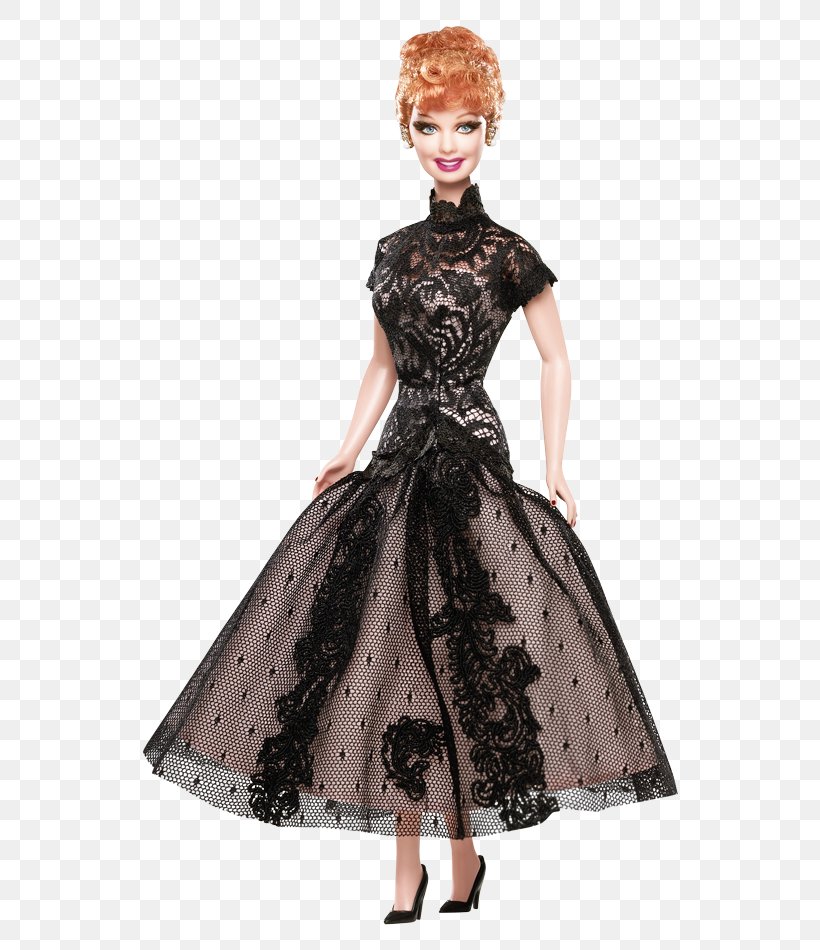 Lucille Ball Legendary Lady Of Comedy Barbie Doll National Toy Hall Of Fame Dress, PNG, 640x950px, National Toy Hall Of Fame, Barbie, Cocktail Dress, Collectable, Costume Download Free