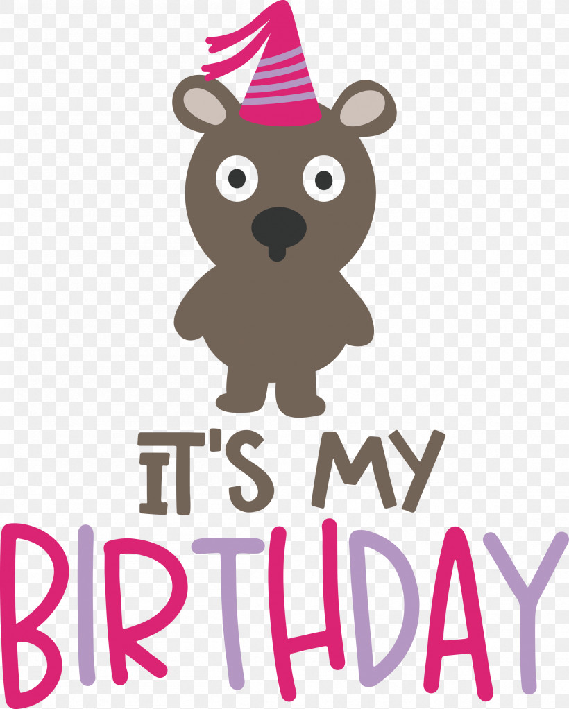 Birthday My Birthday, PNG, 2407x3000px, Birthday, Bears, Biology, Cartoon, Dog Download Free