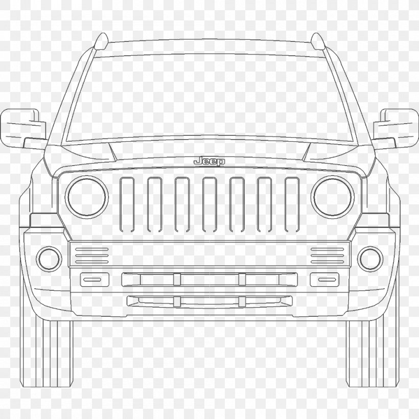 Car Door Automotive Design Bumper Compact Car, PNG, 1000x1000px, Car, Auto Part, Automotive Design, Automotive Exterior, Black And White Download Free