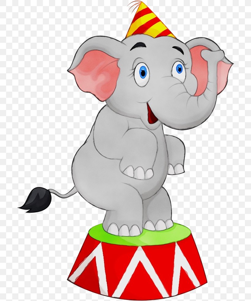 Elephant Cartoon, PNG, 712x985px, Watercolor, Asian Elephant, Cartoon, Circus, Drawing Download Free