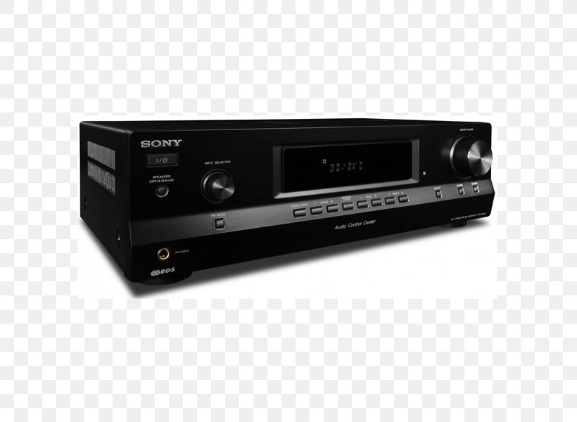 AV Receiver Sony STR-DH130 Radio Receiver Stereophonic Sound, PNG, 600x600px, Av Receiver, Amplifier, Audio, Audio Equipment, Audio Receiver Download Free