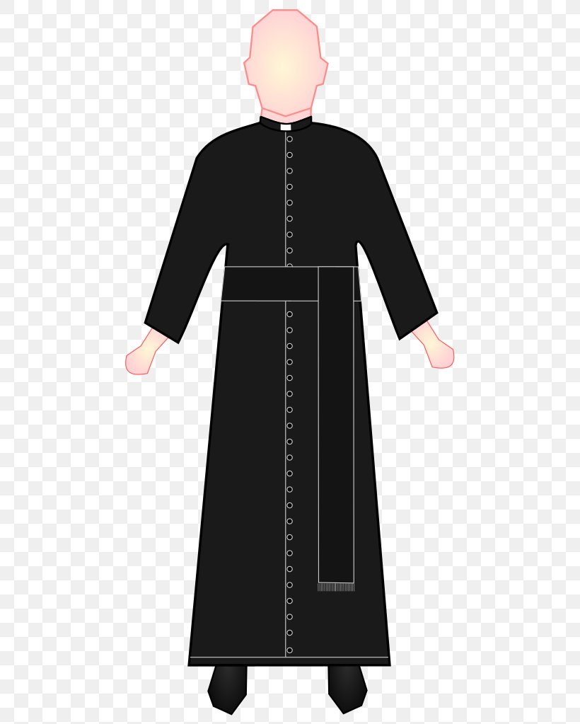 Cassock Priest Deacon Bishop Clergy, PNG, 477x1023px, Cassock, Academic ...