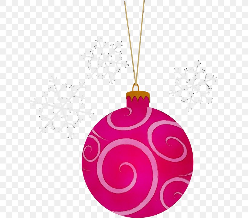 Christmas Ornament, PNG, 619x720px, Watercolor, Christmas Decoration, Christmas Ornament, Holiday Ornament, Magenta Download Free