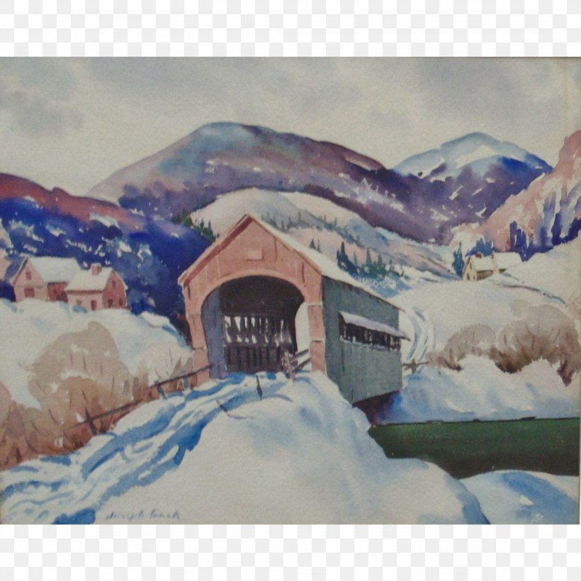 Watercolor Painting Watercolor Landscape Bridge Landscape Painting, PNG, 2048x2048px, Painting, Arctic, Art, Art Museum, Artist Download Free