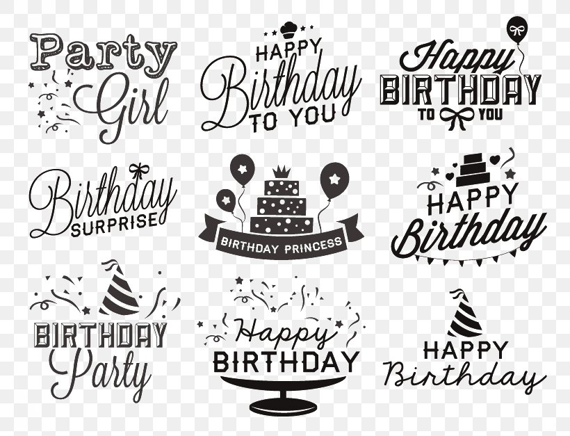 Birthday Cake Logo Gift, PNG, 783x627px, Birthday Cake, Birthday, Black, Black And White, Brand Download Free