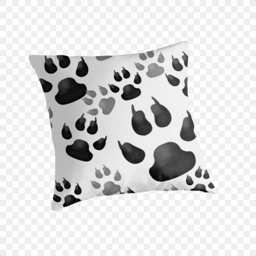 Throw Pillows Paw Cushion Dog, PNG, 875x875px, Throw Pillows, Black, Cushion, Dog, Paw Download Free