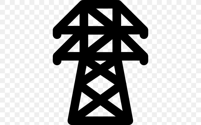 Electricity Transmission Tower Electrical Energy, PNG, 512x512px, Electricity, Black And White, Brand, Electrical Energy, Electrical Engineering Download Free