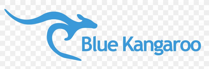 Logo Kangaroo Retail, PNG, 3050x1011px, Logo, Blue, Brand, Business Cards, Company Download Free