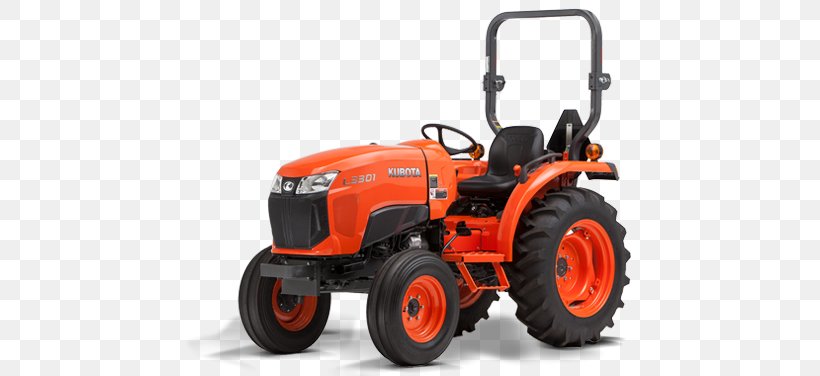 Tractor Kubota Corporation Agriculture Backhoe Manufacturing, PNG, 484x376px, Tractor, Agricultural Machinery, Agriculture, Architectural Engineering, Automotive Tire Download Free