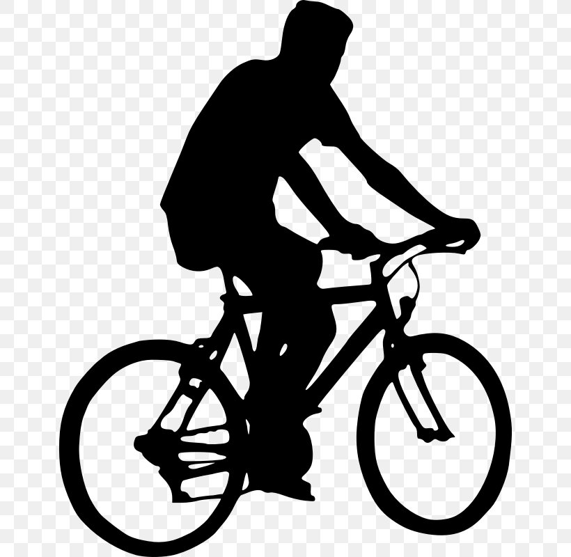 Cycling Bicycle Silhouette Clip Art, PNG, 800x800px, Cycling, Bicycle, Bicycle Accessory, Bicycle Drivetrain Part, Bicycle Frame Download Free