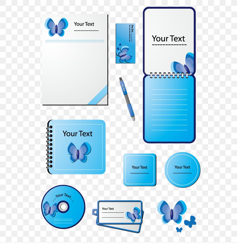 Paper Stationery Notebook, PNG, 595x842px, Paper, Area, Blue, Brand, Business Download Free