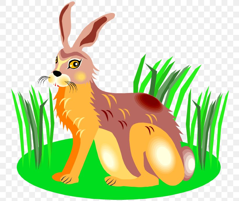 Rabbit Hare Animal Clip Art, PNG, 750x691px, Rabbit, Animal, Animal Figure, Beak, Cottontail Rabbit Download Free