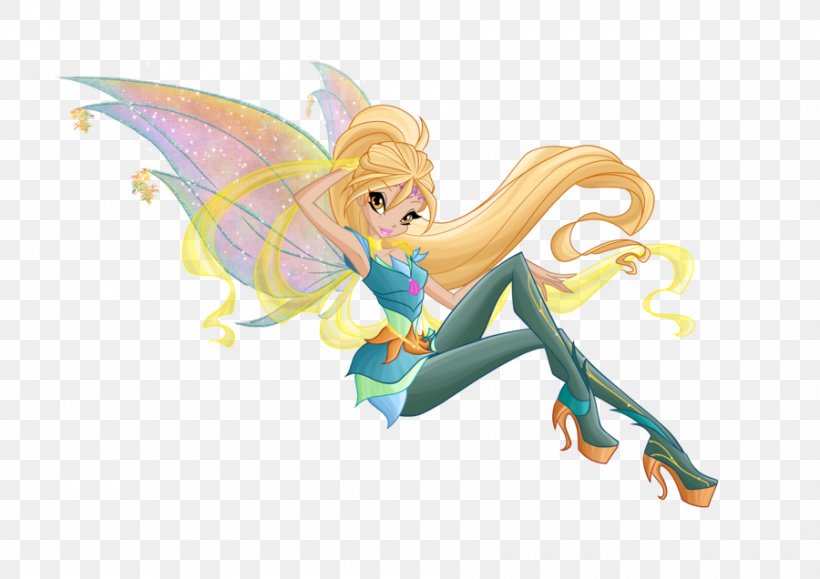 Bloom Stella Daphne Roxy Politea, PNG, 900x636px, Bloom, Daphne, Fairy, Fictional Character, Figurine Download Free