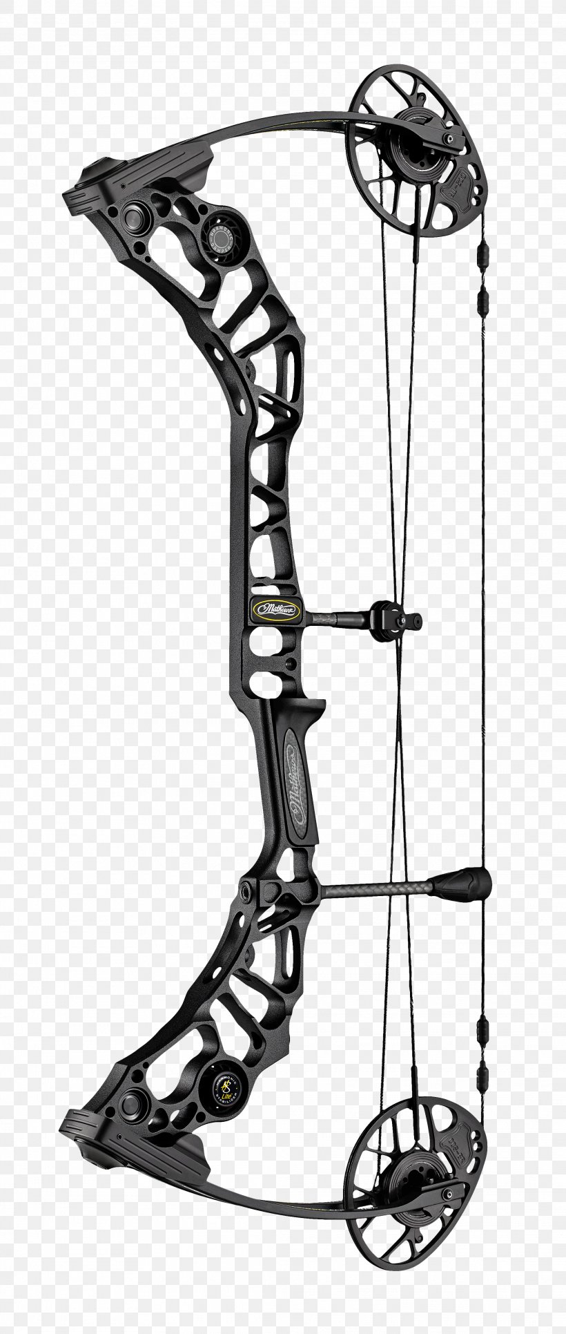 Compound Bows Bow And Arrow Mathews Archery, Inc. Bowhunting, PNG, 2079x4898px, Compound Bows, Advanced Archery, Archery, Black And White, Bow Download Free