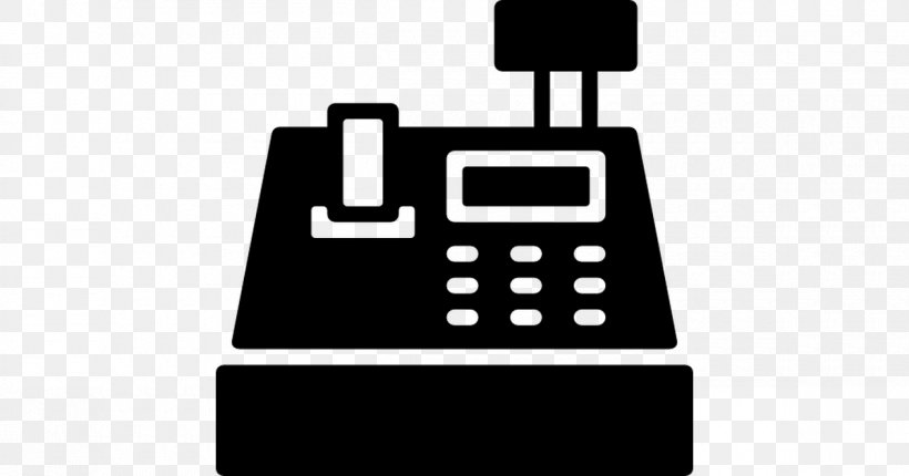Icon Design Cash Register, PNG, 1200x630px, Icon Design, Black, Black And White, Brand, Business Download Free
