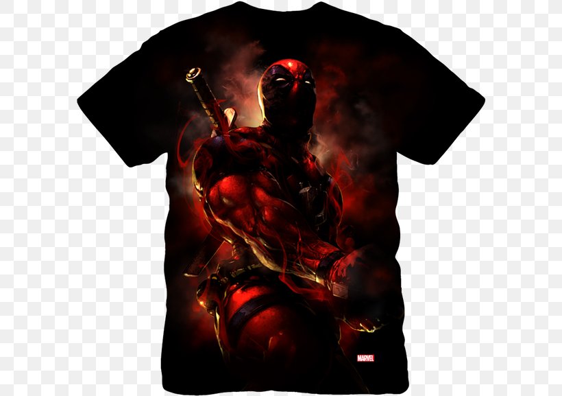 Deadpool T-shirt Wolverine Black Panther, PNG, 600x577px, Deadpool ...