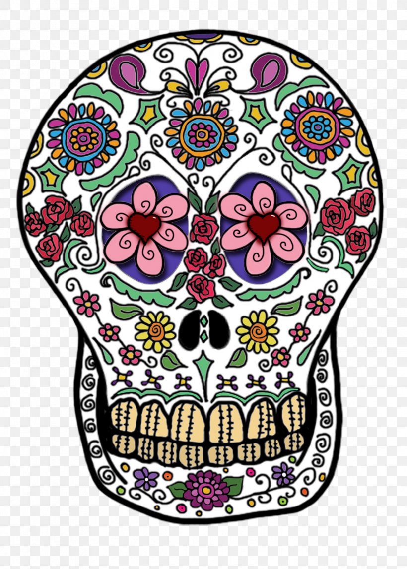 La Calavera Catrina T-shirt Day Of The Dead Skull, PNG, 1143x1600px ...