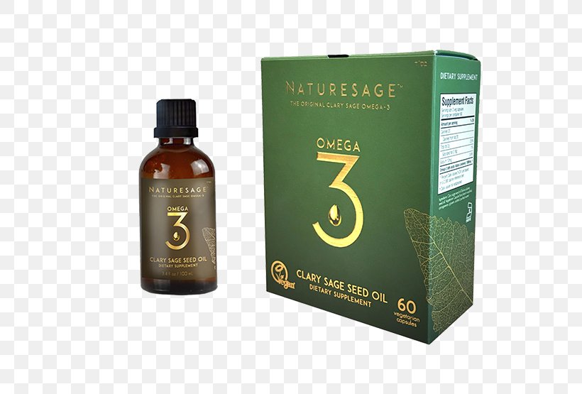 Naturesage Clary Acid Gras Omega-3 Dietary Supplement Seed Oil, PNG, 600x555px, Clary, Capsule, Common Sage, Dietary Supplement, Food Download Free