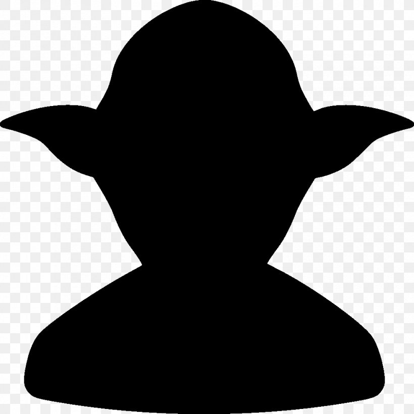 Yoda Darth Vader Clip Art R2-D2 Silhouette, PNG, 980x980px, Yoda, Blackandwhite, Darth Vader, Drawing, Empire Strikes Back Download Free