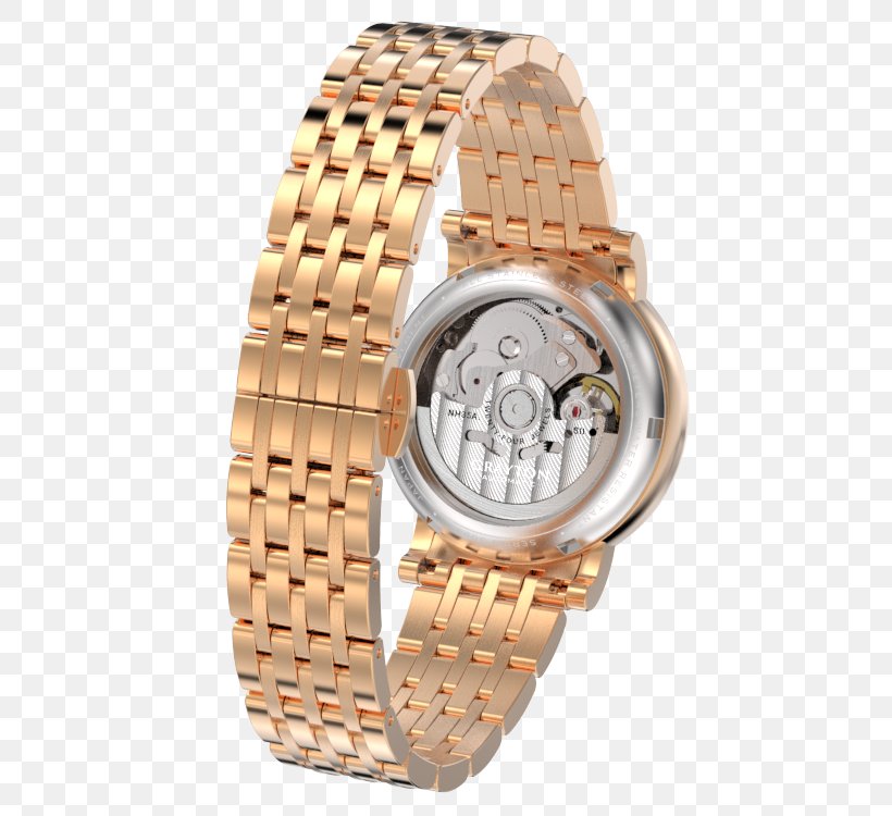 Automatic Watch Bracelet Watch Strap Mechanical Watch, PNG, 500x750px, Watch, Automatic Watch, Beige, Bijou, Bracelet Download Free