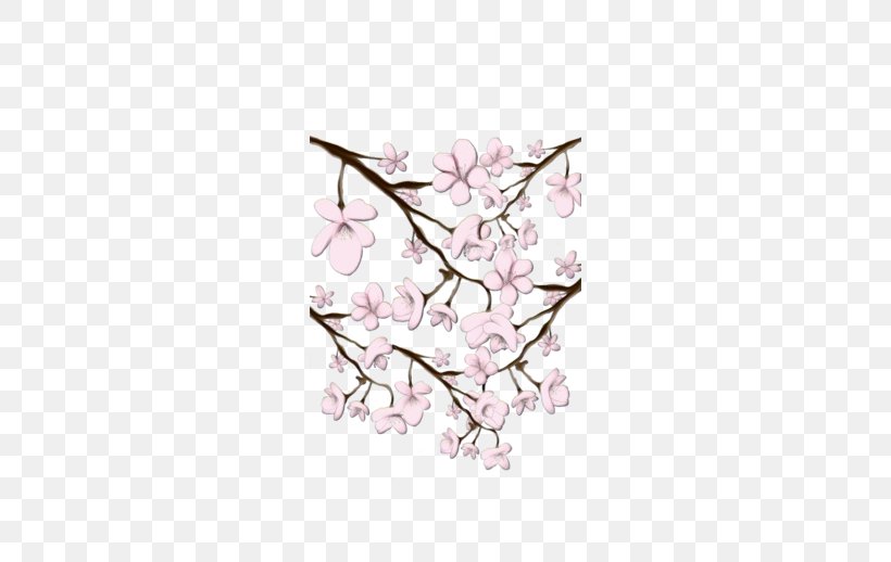 Cherry Blossom, PNG, 674x518px, Watercolor, Blossom, Branch, Cherry Blossom, Flower Download Free