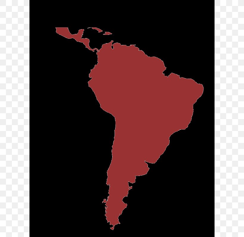 Latin America Red, PNG, 622x796px, Latin America, Americas, Red, Silhouette, South America Download Free