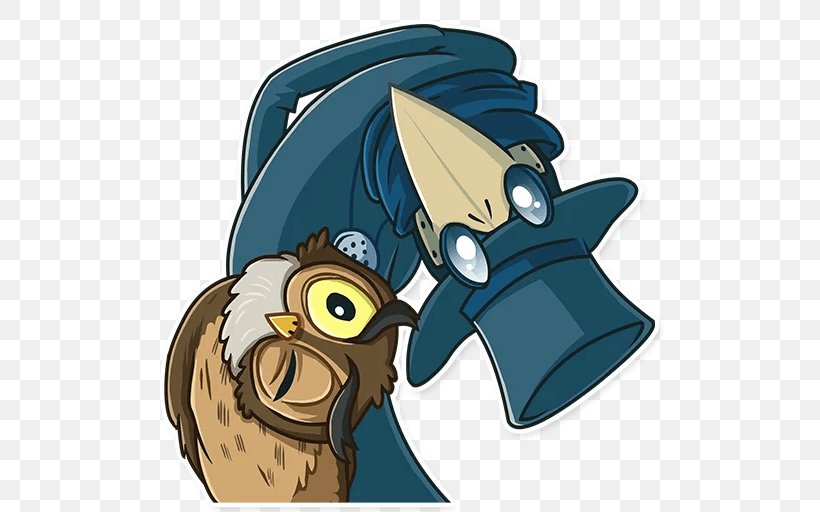 Plague Doctor Telegram Physician Sticker, PNG, 512x512px, 2016, Plague Doctor, Beak, Bird, Bird Of Prey Download Free