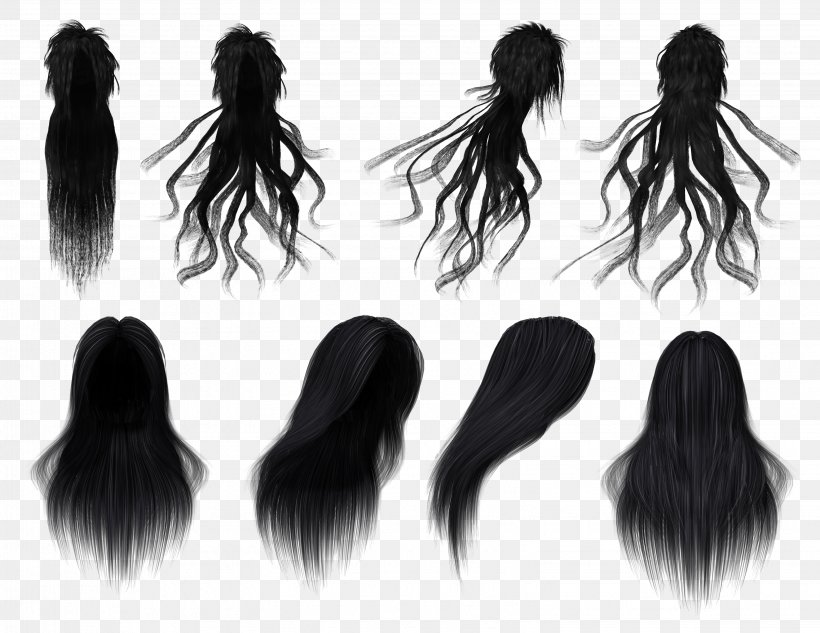 Black Hair Wig Long Hair, PNG, 3094x2392px, Hair, Black And White, Black Hair, Brown Hair, Hair Coloring Download Free