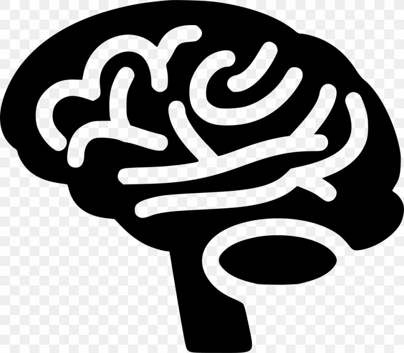 Brain Vector Graphics Design Image, PNG, 980x858px, Brain, Automotive Decal, Blackandwhite, Human, Human Brain Download Free