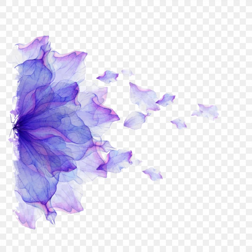 Petal Clip Art Flower Vector Graphics Purple, PNG, 2289x2289px, Petal, Color, Floral Design, Flower, Hydrangea Download Free