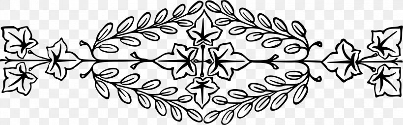Drawing, PNG, 2397x745px, Drawing, Black And White, Home Fencing, Image Tracing, Line Art Download Free