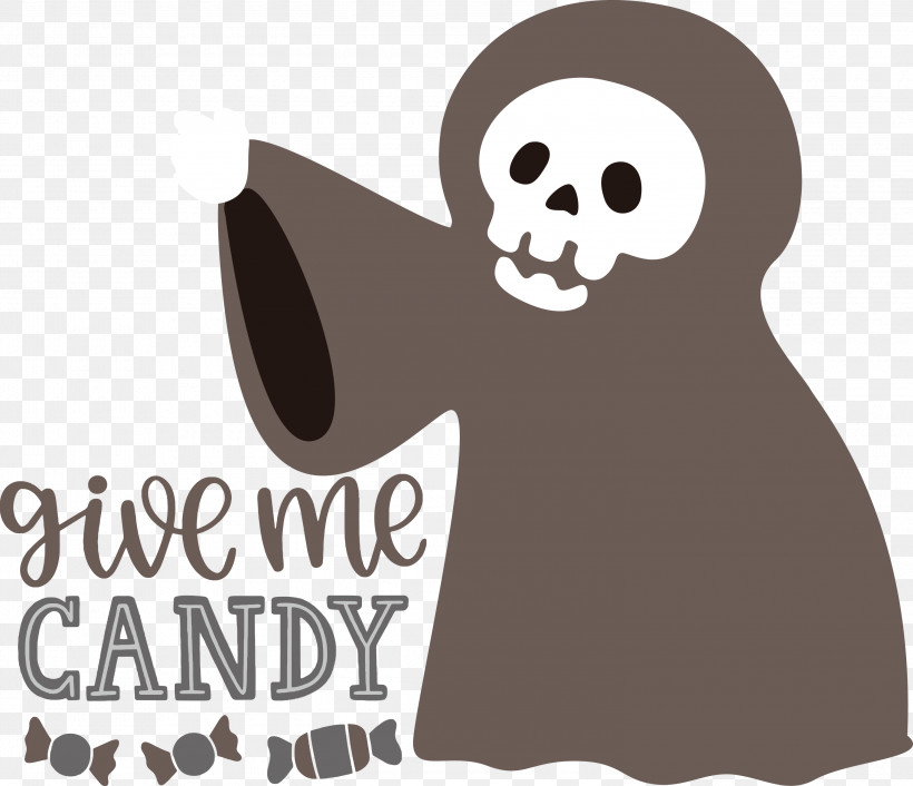 Give Me Candy Halloween Trick Or Treat, PNG, 3000x2583px, Give Me Candy, Behavior, Cartoon, Character, Halloween Download Free