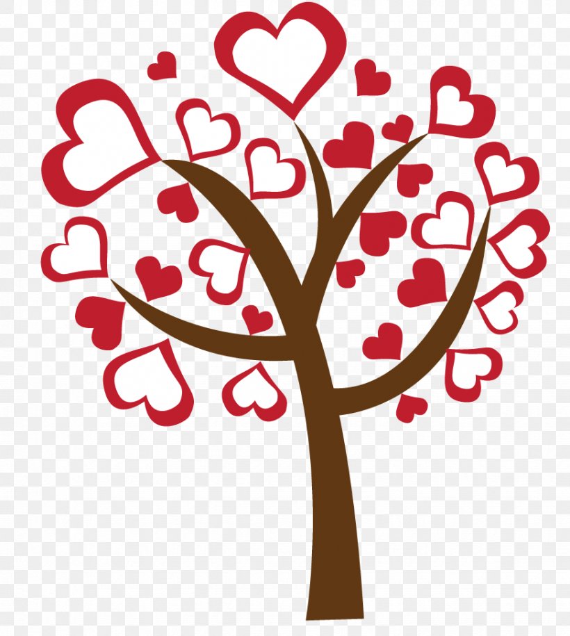 Heart Tree Valentines Day Root Clip Art, PNG, 873x975px, Watercolor, Cartoon, Flower, Frame, Heart Download Free