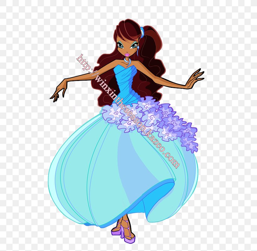 Aisha Bloom Musa Tecna Flora, PNG, 557x803px, Aisha, Animated Cartoon, Art, Bloom, Dress Download Free