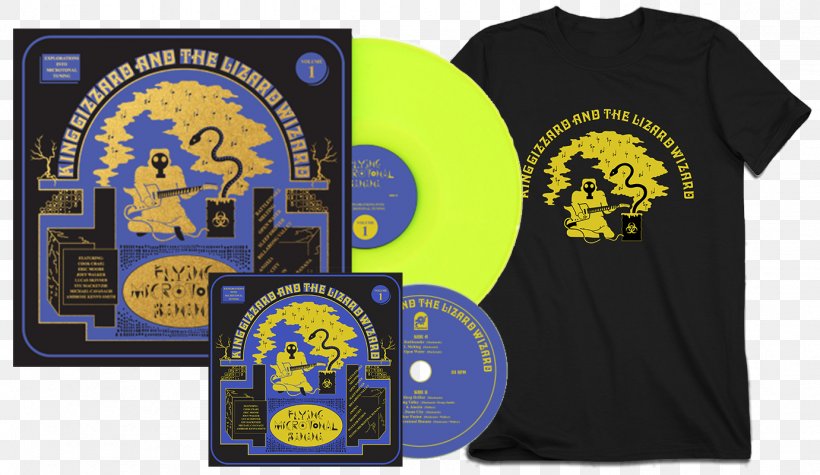 Flying Microtonal Banana King Gizzard & The Lizard Wizard ATO Records Microtonal Music Phonograph Record, PNG, 1381x800px, Flying Microtonal Banana, Album, Artist, Ato Records, Blue Download Free