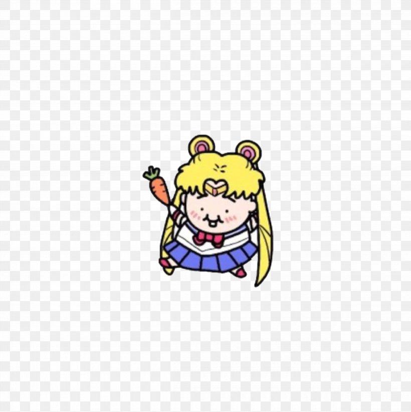 Pagudpud Sailor Moon Chibiusa Q-version Bishōjo, PNG, 4860x4868px, Watercolor, Cartoon, Flower, Frame, Heart Download Free