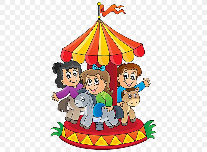 Carousel Royalty-free Cartoon Clip Art, PNG, 437x600px, Carousel, Amusement Park, Amusement Ride, Area, Art Download Free