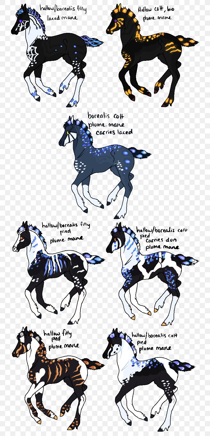 Horse Legendary Creature Illustration Pack Animal Fiction, PNG, 750x1698px, Watercolor, Cartoon, Flower, Frame, Heart Download Free