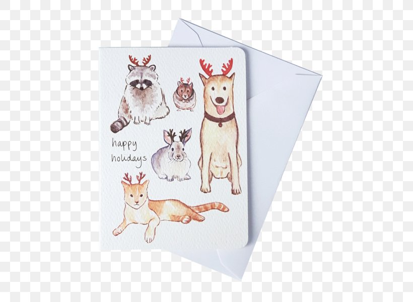 Paper Dog Breed Cat Greeting & Note Cards Pet Tag, PNG, 510x600px, Paper, Antler, Carnivoran, Cat, Craft Download Free